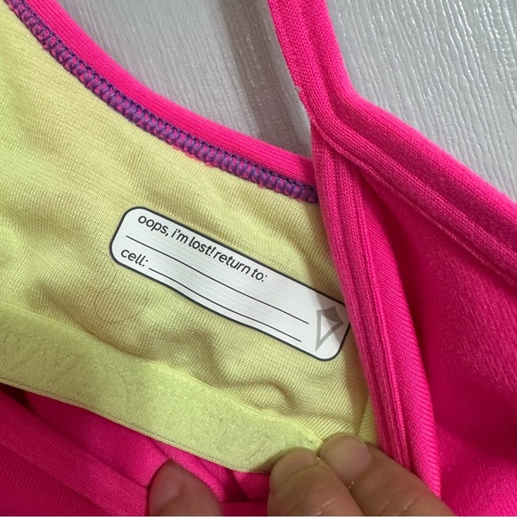 Ivivva by Lululemon Pink Racerback Activewear Tank Top Size 10 - Picture 9 of 10